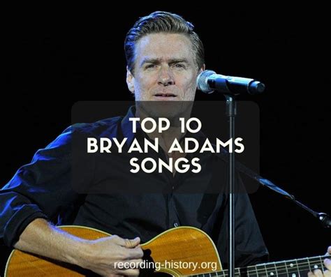 bryan adams songs list die for you